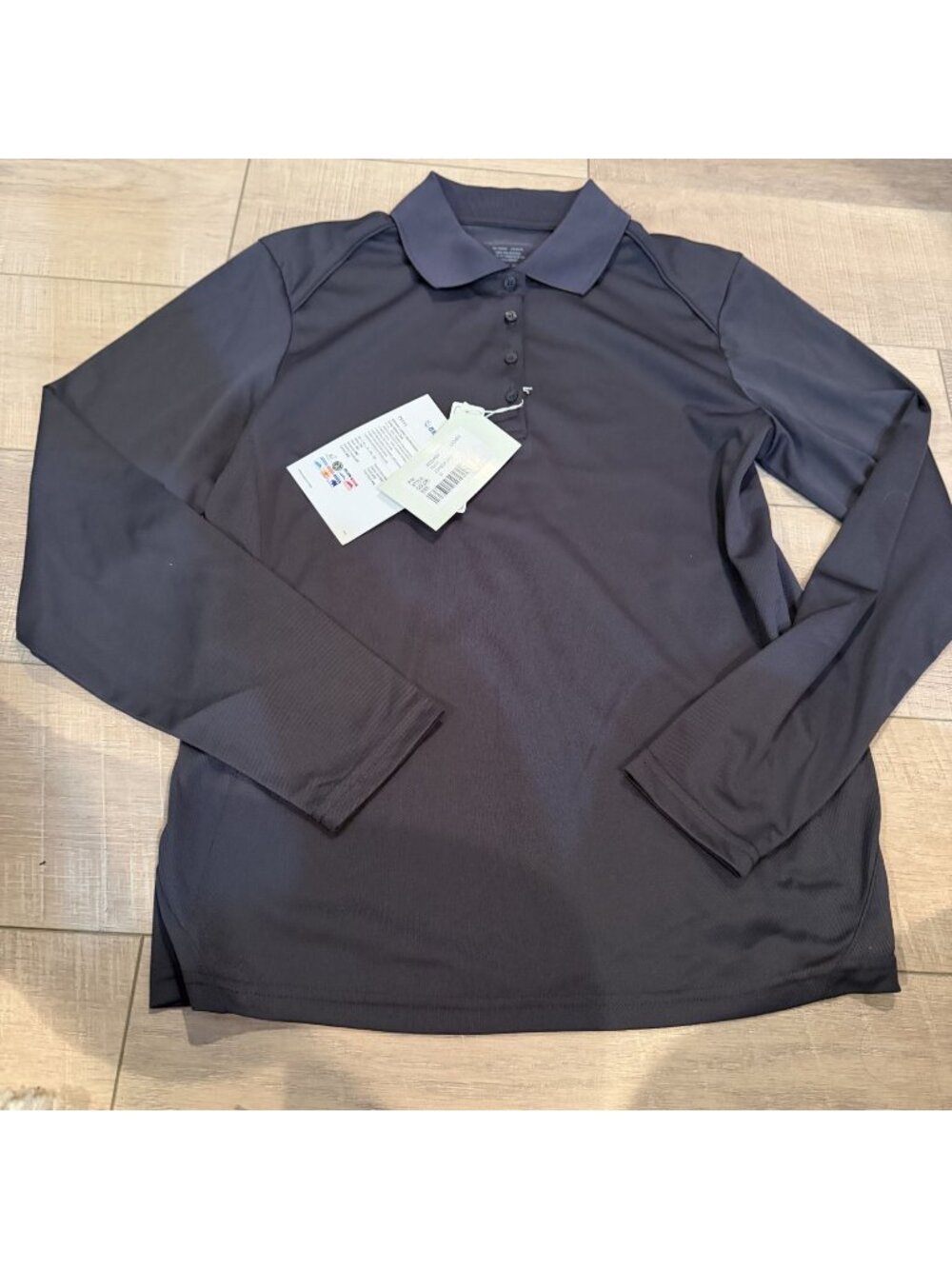 Extreme Performance Ladies Medium Long Sleeve Polo Shirt New